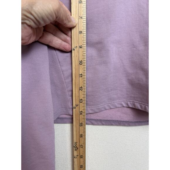Gym Shark Women’s Lavender Purple Long Sleeve Crop Top Sz M Activewear - Picture 13 of 14